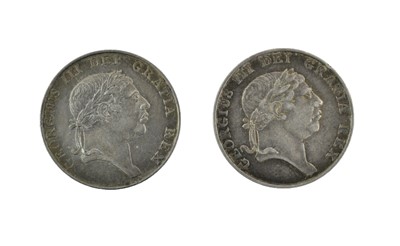 Lot 153 - 2 x Bank of Ireland, George III 10 Pence...
