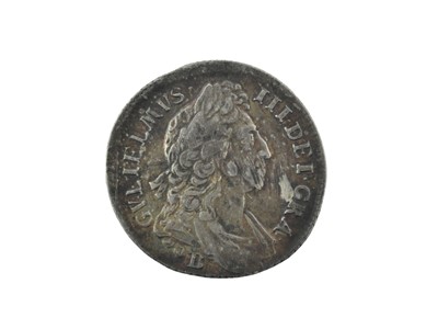 Lot 83 - William III, Shilling 1696, Bristol Mint, obv....