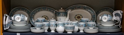 Lot 257 - A Wedgwood Florentine pattern, dinner, tea and...