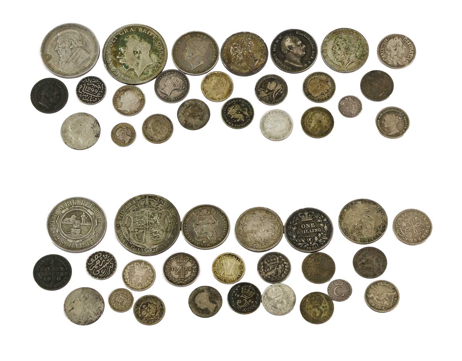 Lot 74 - Mixed Maundy Oddments and Silver Coinage,...
