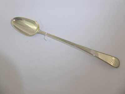 Lot 2038 - A George III Silver Basting-Spoon