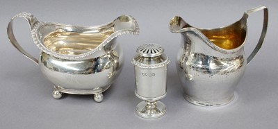 Lot 137 - A George III Silver Cream-Jug, A George IV...