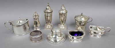 Lot 88 - A Collection of Assorted Silver, comprising...