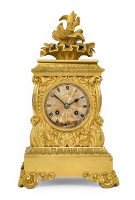 Lot 687 - An Ormolu Striking Mantel Clock, circa 1850,...