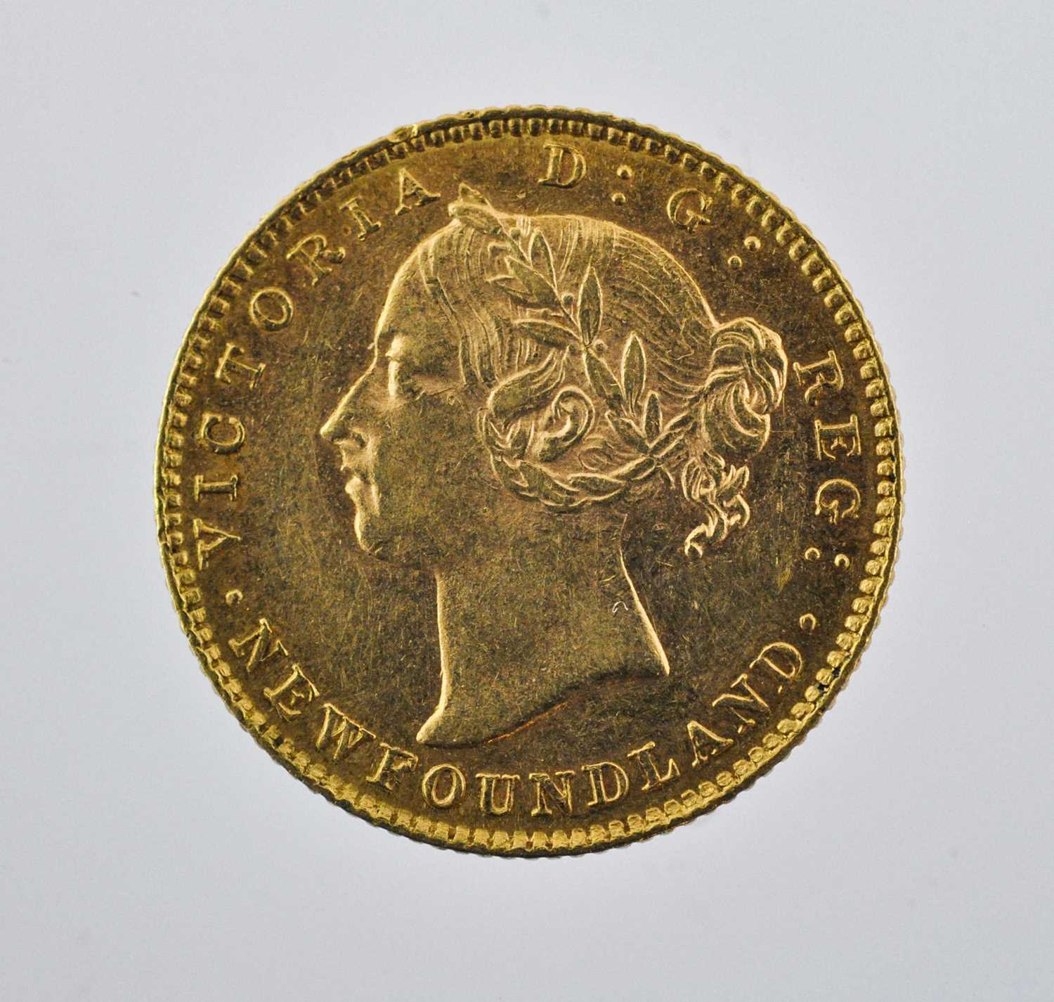 Lot 422 - Newfoundland, Victoria Gold $2 1888, obv....