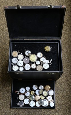 Lot 351 - A quantity of pocket watches, wristwatches,...