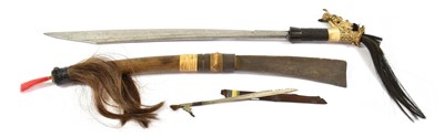 Lot 2347 - A Dyak Mandau (Head Hunter's Sword), Borneo,...