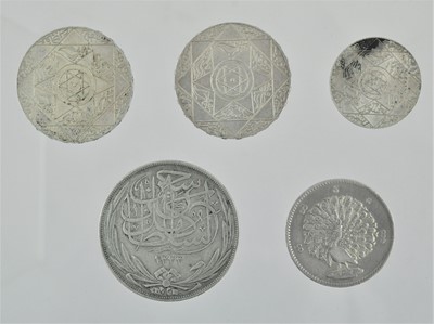 Lot 211 - Foreign Milled Silver, to include: 3 x Morocco:...