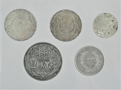 Lot 211 - Foreign Milled Silver, to include: 3 x Morocco:...
