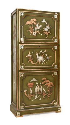 Lot 892 - A 20th Century Chinese Style Green Painted...