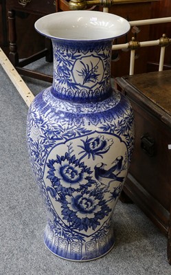 Lot 388 - A modern pair of Chinese blue and white...