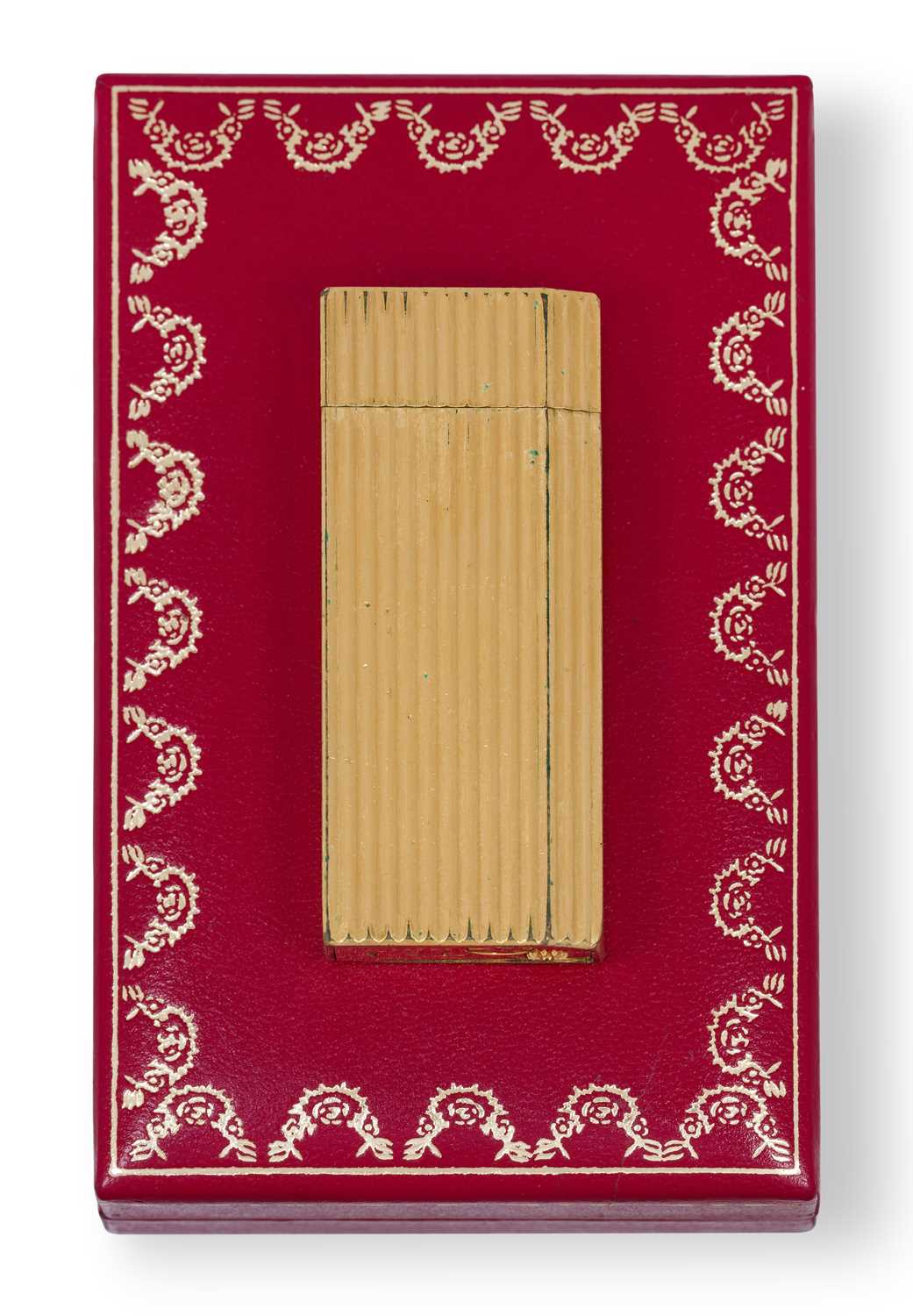 Lot 2228 A Must de Cartier Gilt Lighter