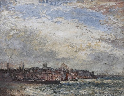 Lot 1012 - British School (20th century) Coastal Scene...