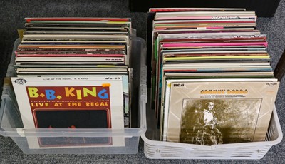 Lot 367 - Collection of Blues/Jazz records in nine boxes