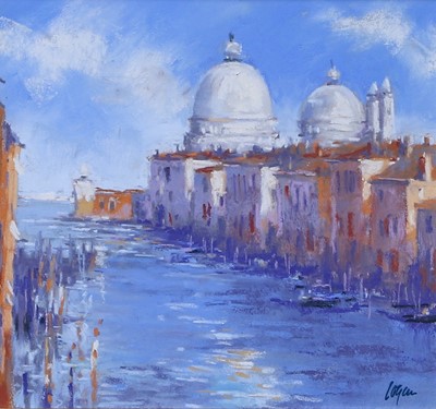 Lot 1006 - Terry Logan (Contemporary) "On the Grand Canal,...