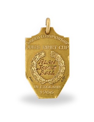 Lot 1 - Alan Ball's 1966 World Cup Winners Medal