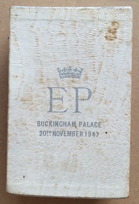 Lot 59 - Princess Elizabeth/Philip Mountbatten Wedding Cake