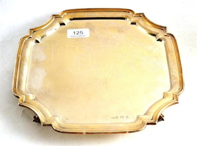 Lot 125 - A silver salver, Sheffield 1956