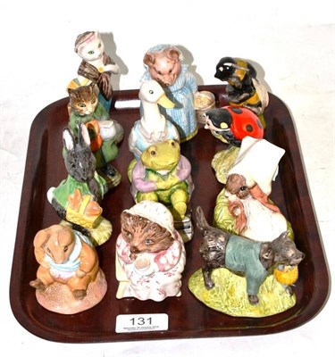 Lot 131 - Eight assorted Beswick Beatrix Potter figures and four Royal Albert examples, BP3 or later (12)