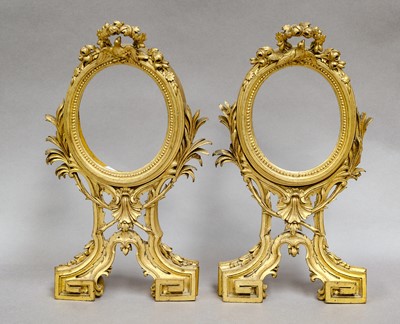 Lot 131 - A pair of 19th-century carved and giltwood...
