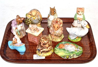 Lot 135 - Ten assorted Beswick Beatrix Potter figures, all BP3 or later