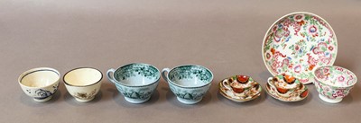 Lot 189 - A miniature pearlware teabowl, 18th century,...