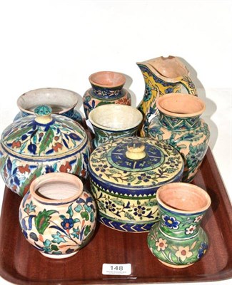 Lot 148 - Nine pieces of Jerusalem pottery