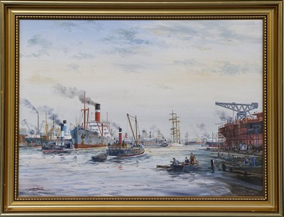 Lot 1042 - J*C* Burnie (20th century) ''Barque Ross-shire'...