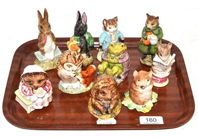 Lot 160 - Ten Beswick Beatrix Potter figures, all BP3 or later