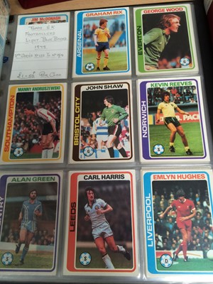 Lot 47 - Football Trade Cards