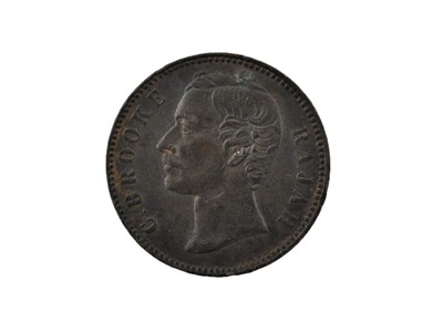 Lot 61 - Sarawak, 1/2 Cent 1896H, struck by Ralph...