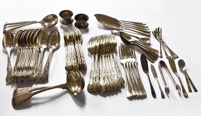 Lot 17 - A Collection of Assorted Silver Flatware...