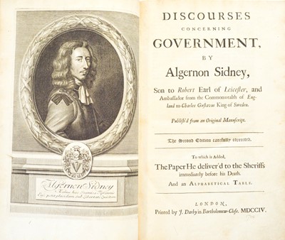 Lot 170 - Sidney (Algernon) Discourses Concerning...