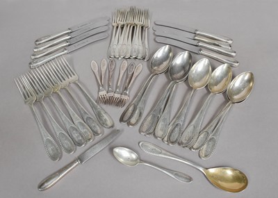Lot 40 - A German Silver Table-Service, Stamped with...