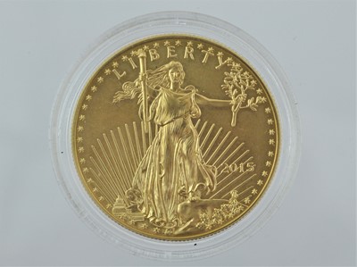 Lot 431 - USA, Gold $50 (1oz) 2015, obv. Liberty...