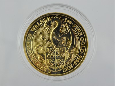 Lot 368 - Elizabeth II, Gold £100 (1oz) 'Red Dragon of...