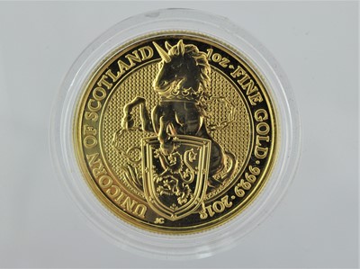 Lot 370 - Elizabeth II, Gold £100 (1oz) 'Unicorn of...