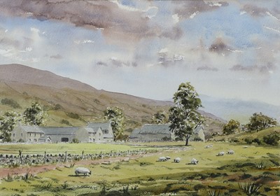 Lot 1029 - Alan Payne (Contemporary) Dales landscape with...