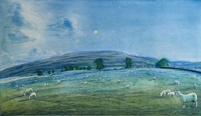 Lot 1020 - Piers Browne (b. 1942) "Penhill, Wensleydale -...