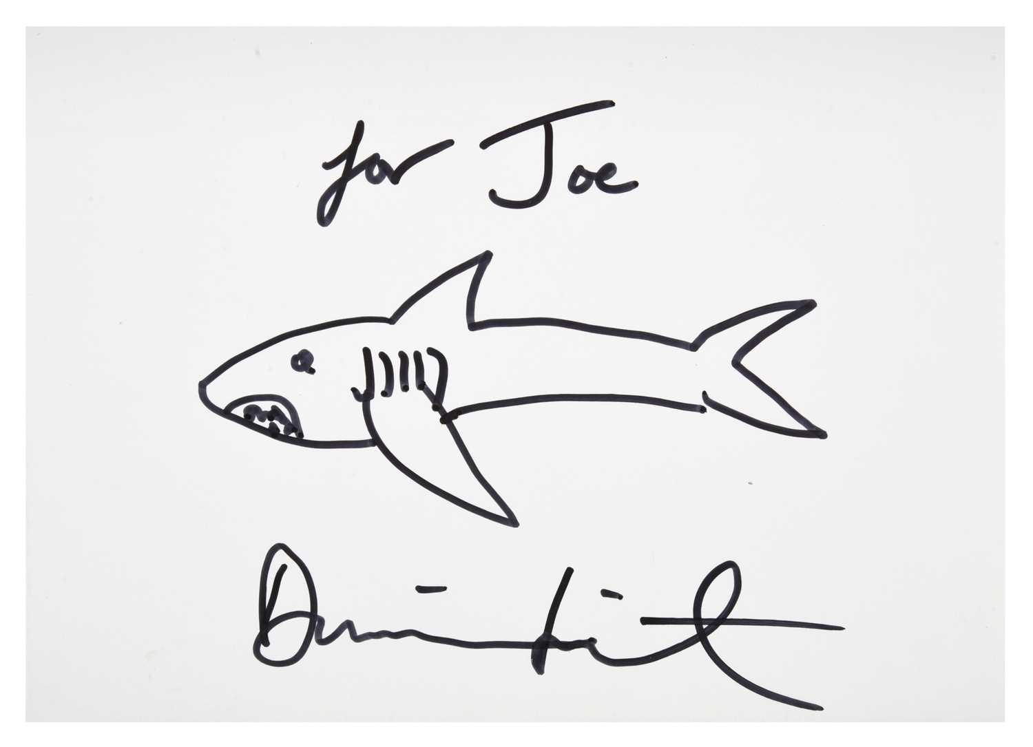 Lot 96 - Damien Hirst (b.1965) Shark Signed and...