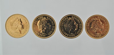 Lot 326 - 4 x Elizabeth II, Sovereigns 2006, 2007, 2009...