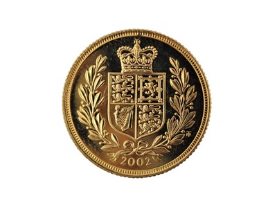 Lot 324 - Elizabeth II, Sovereign 2002, obv....