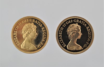 Lot 307 - 2 x Elizabeth II, Proof Sovereigns 1979 and...