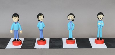 Lot 25 - Made In Hong Kong Set Of Four Inflatable Cartoon Beatles