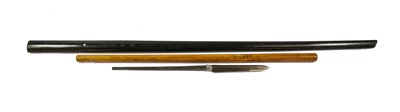 Lot 2291 - A Japanese Yari Blade, 14.5cm, of triangular...