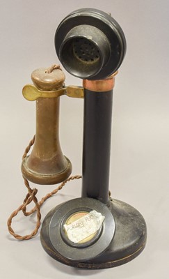 Lot 205 - A Candlestick Telephone