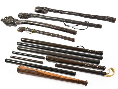 Lot 2103 - A 20th Century Lignum Vitae Truncheon, with...