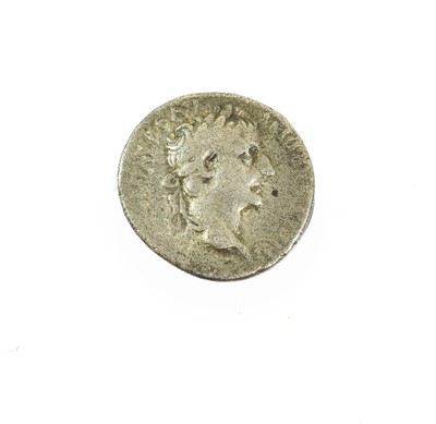 Lot 13 - Roman Imperial, Tiberius (AD14-37) Silver...