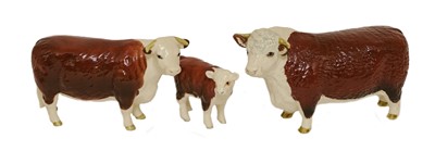 Lot 1164 - Beswick Hereford Cattle