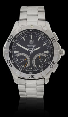 Lot 2344 - Tag Heuer: A Stainless Steel Chronograph Wristwatch